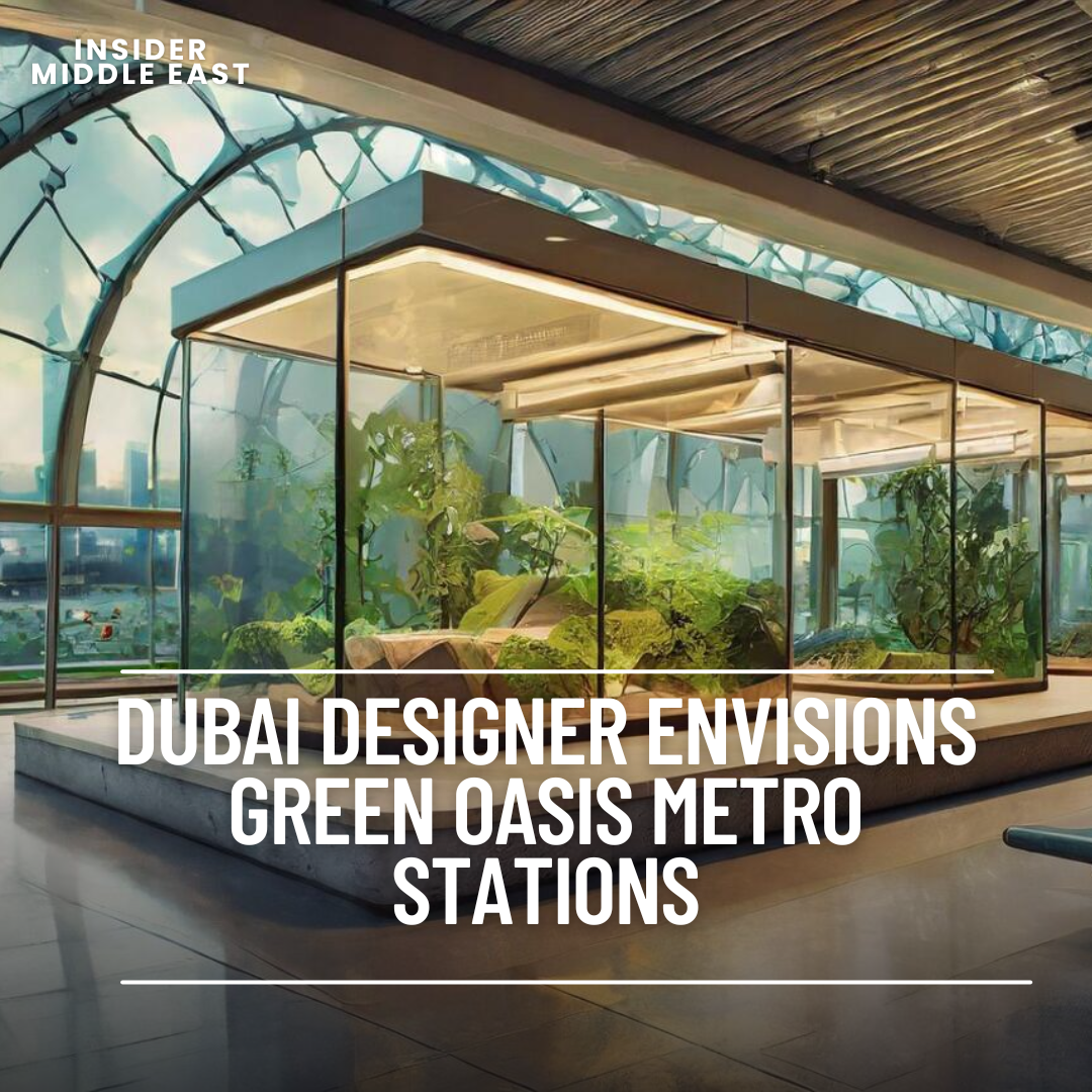 Adnan Abbas has proposed a revolutionary plan for transforming Metro stations into colourful patches of flora using AI.