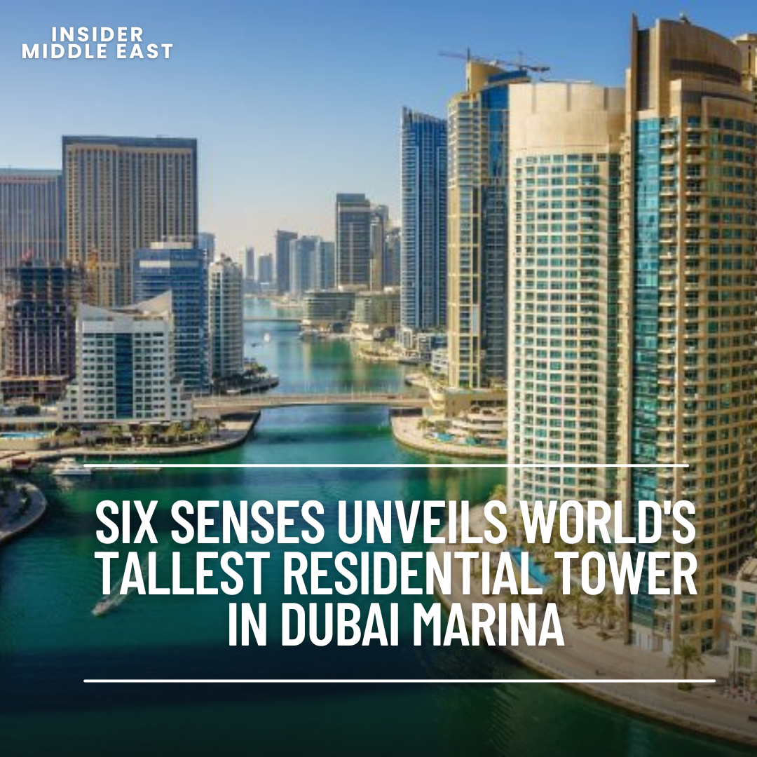 Six Senses has unveiled an ambitious concept to build the world's tallest residential tower at Dubai Marina.