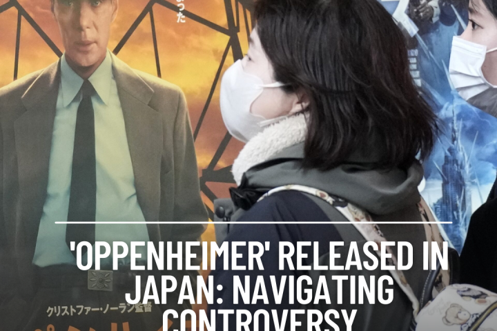 On Friday, the highly anticipated Oscar-winning film 'Oppenheimer' made its debut in Japan