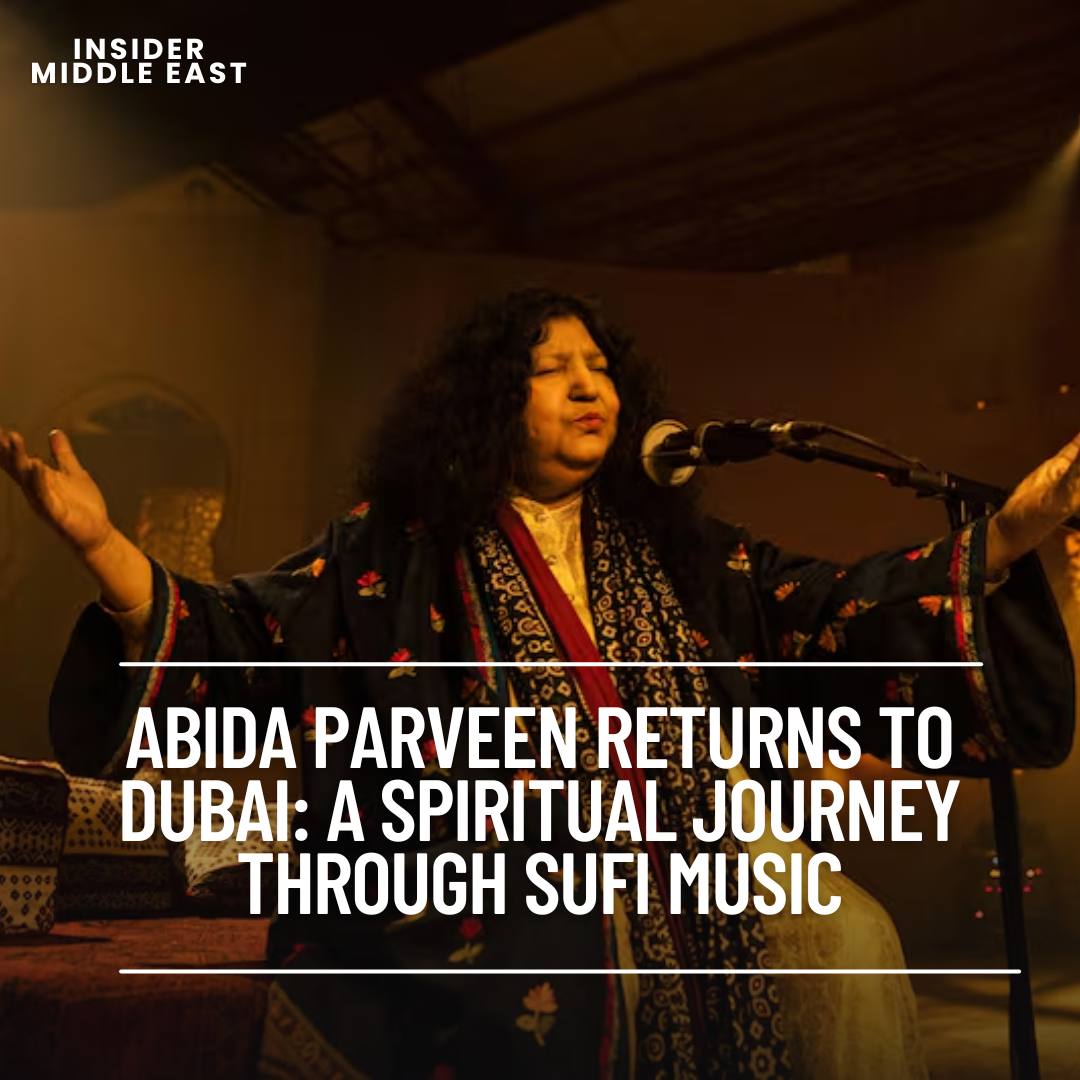 On May 25, Abida Parveen, a renowned Sufi music maestro, will take the stage at Dubai's Coke Arena.