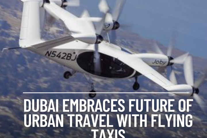 Dubai is ready to revolutionise urban mobility with the introduction of flying taxis, which is a big advancement.