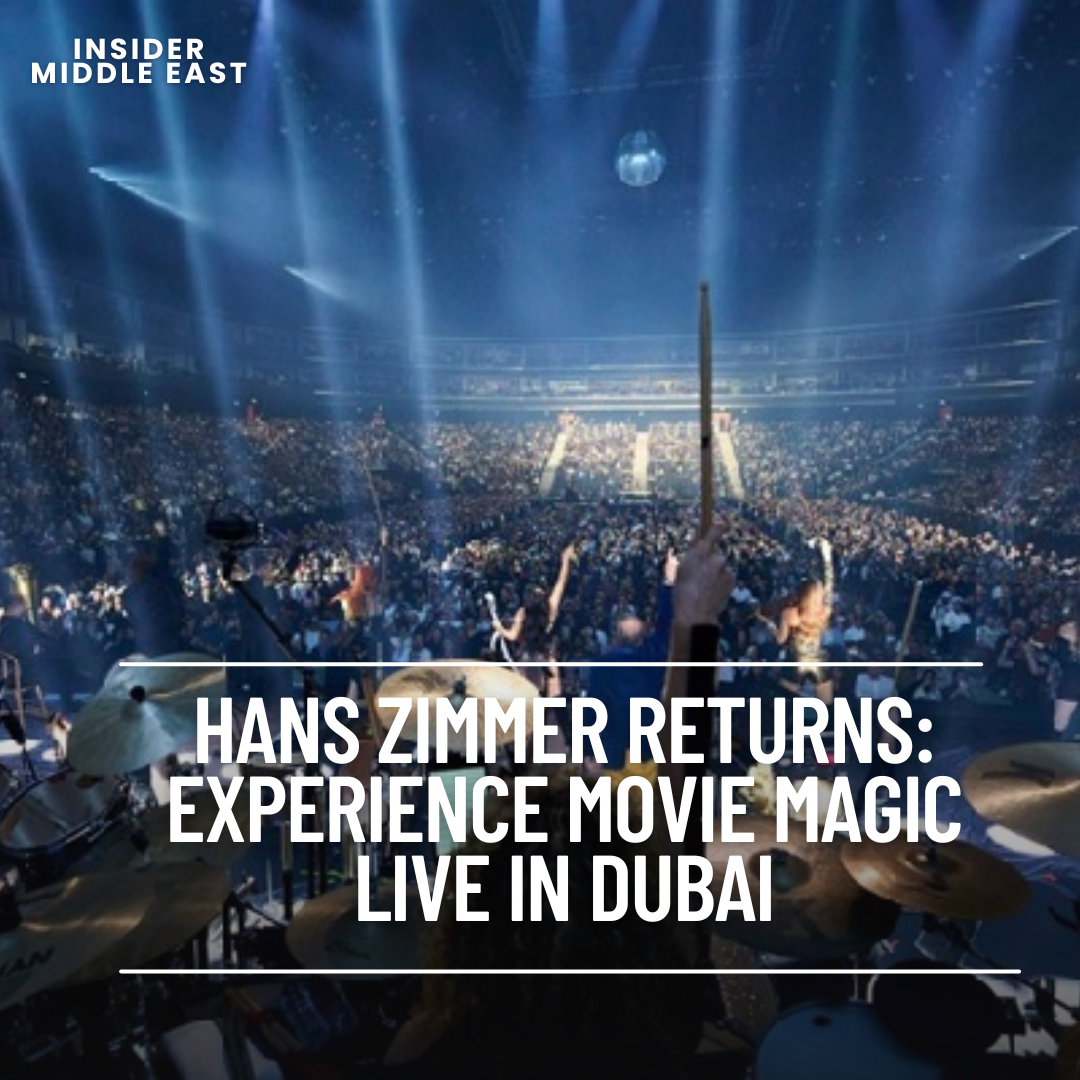 Prepare for an extraordinary experience when the maestro of movie magic, Hans Zimmer, comes to Dubai's Coca-Cola Arena.
