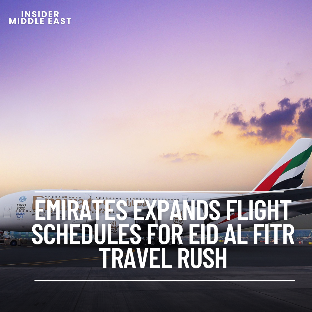 Emirates has announced an increase of its flight schedules to prepare for the expected influx of travellers during Eid Al Fitr.