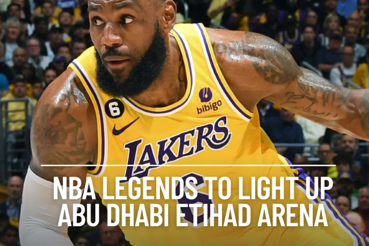 Basketball fans in Abu Dhabi are in for a treat, as LeBron James leads a star-studded roster of basketball legends at Etihad Arena.