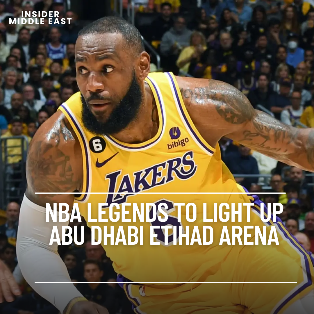 Basketball fans in Abu Dhabi are in for a treat, as LeBron James leads a star-studded roster of basketball legends at Etihad Arena.