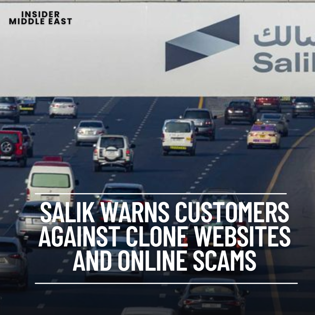 Salik Company issued a cautionary statement encouraging clients to remain watchful against clone websites, fraudulent emails.