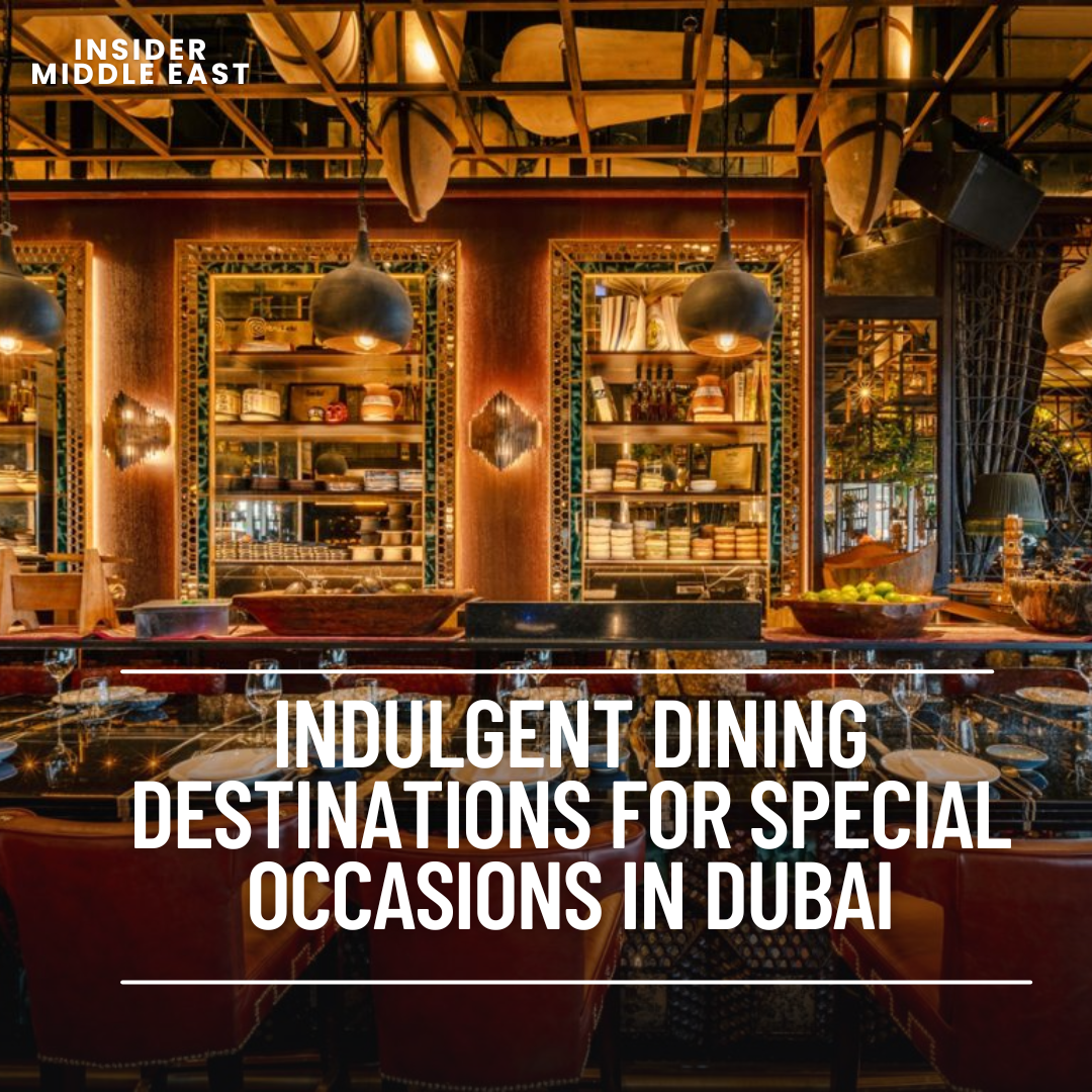 Every day in Dubai is a reason to celebrate, whether it's a major accomplishment or a long-awaited reunion.