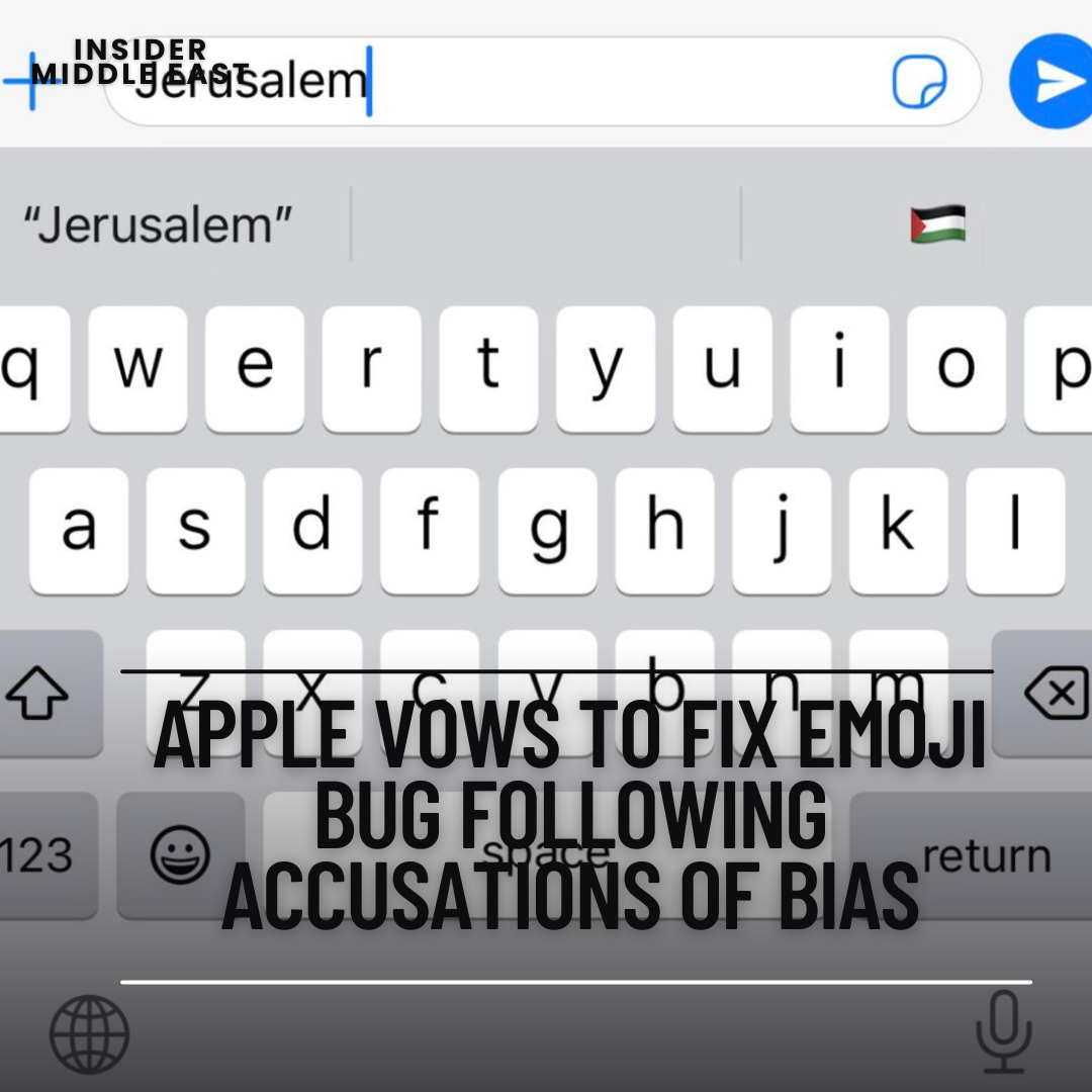 Apple recently came under attention for a software bug that caused the Palestinian flag emoji to appear when users entered "Jerusalem"