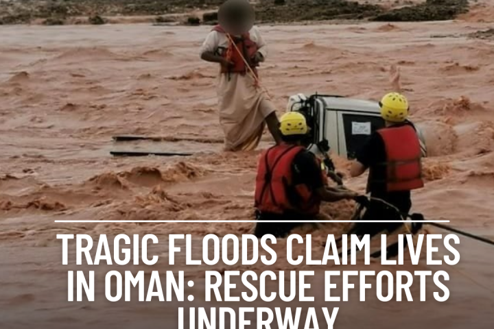 Oman confronts a catastrophic aftermath as torrential rains unleashed flash floods that claimed the lives of at least 12 people.