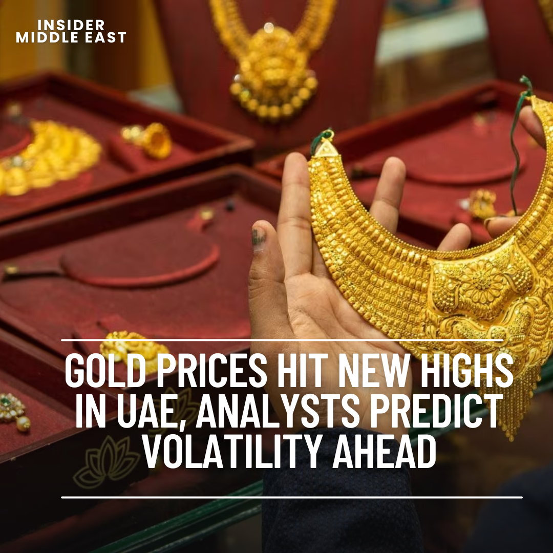 Gold prices in the UAE continued to rise on Monday morning, reaching another new high.