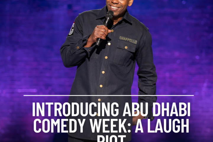 The highlight of Abu Dhabi comedic Week will be a special performance by comedic legend Dave Chappelle.