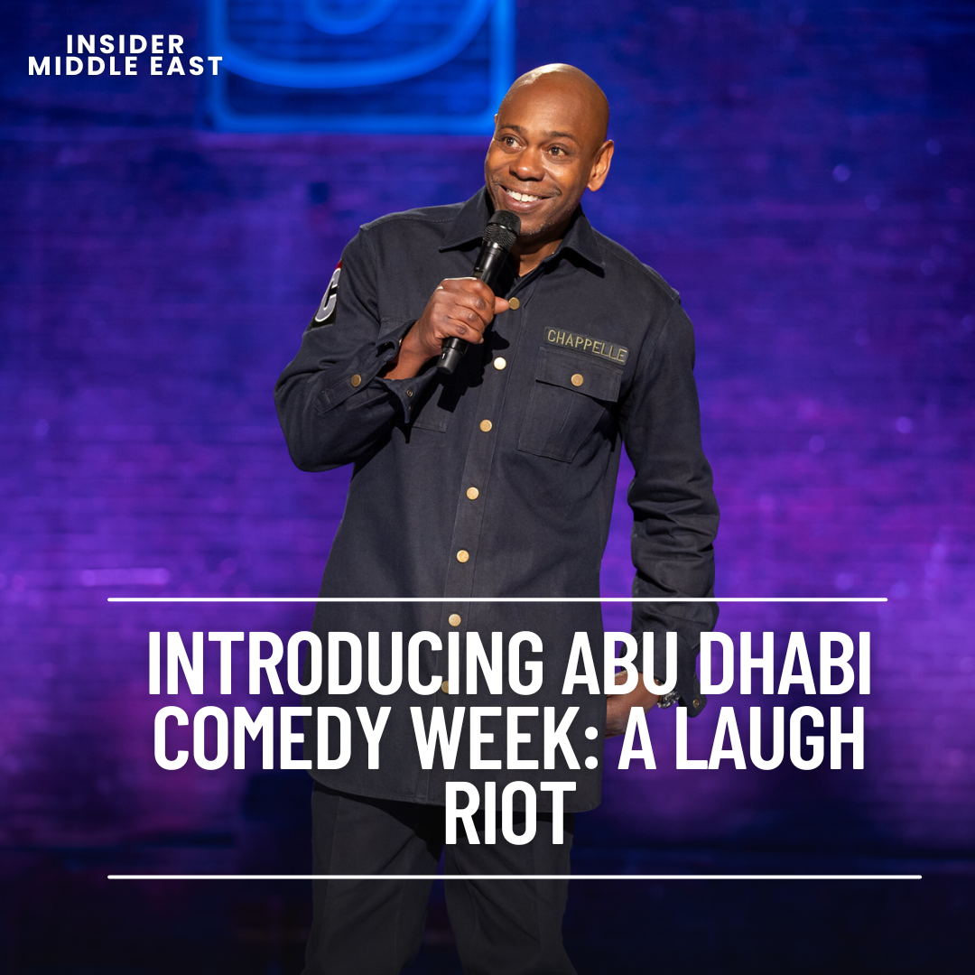 The highlight of Abu Dhabi comedic Week will be a special performance by comedic legend Dave Chappelle.
