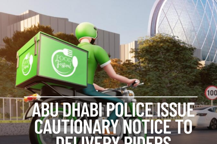 Abu Dhabi Police has issued a warning advisory to delivery riders and couriers in light of an expected spell of heavy rain.
