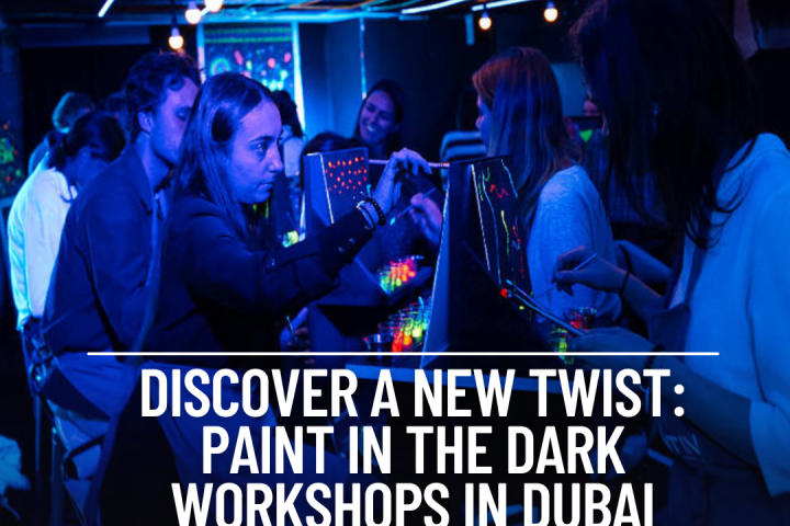 Replace your wine glass with a paintbrush and embark on a one-of-a-kind adventure with PaintPaint in the Dark workshops.