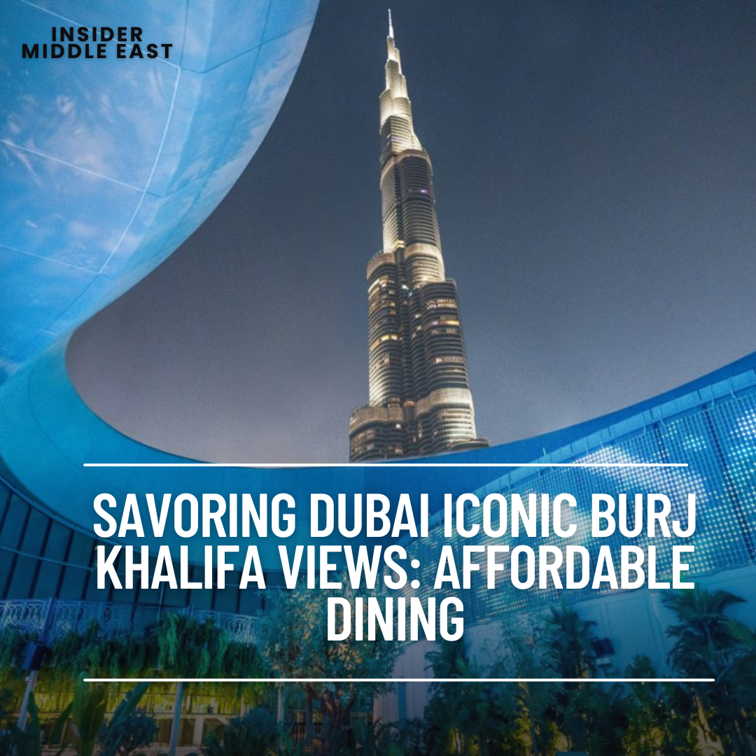 Enjoy spectacular dining experiences with breathtaking views of Dubai's iconic Burj Khalifa without breaking the wallet.