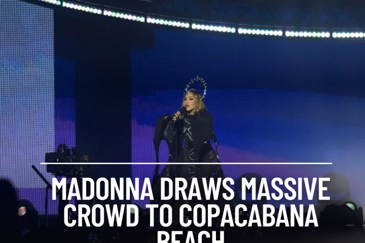 Over a million fans descended on Brazil's renowned Copacabana beach for a free Madonna concert.