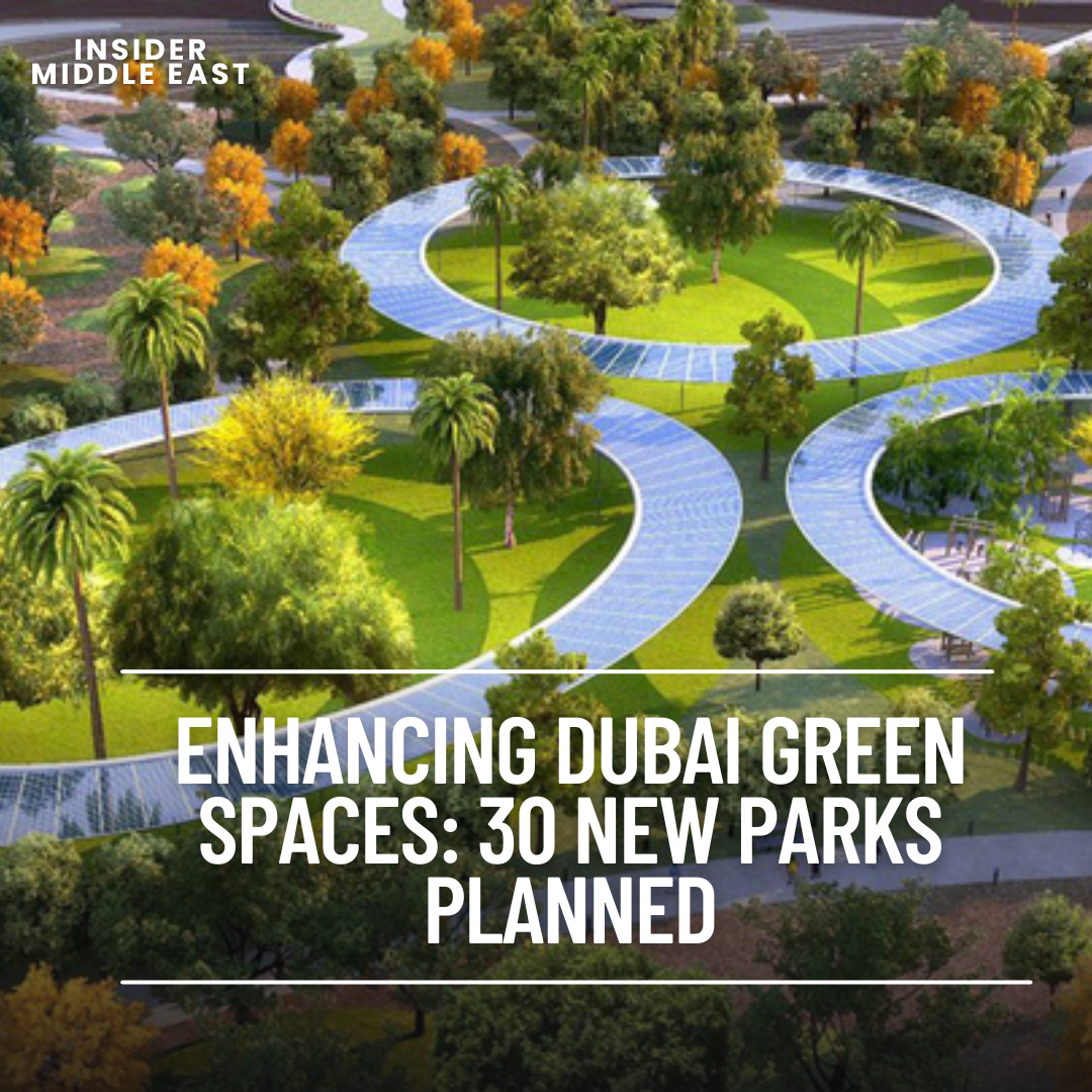 Dubai, known as a cosmopolitan metropolis in the desert, is preparing to expand its environment with an extra 30 parks.