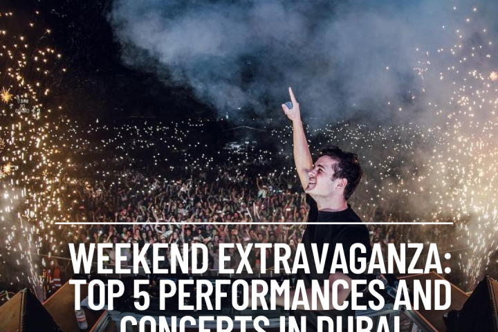 Looking for a great night out with your friends? Look no farther than Dubai, where there are various large-scale events going on.
