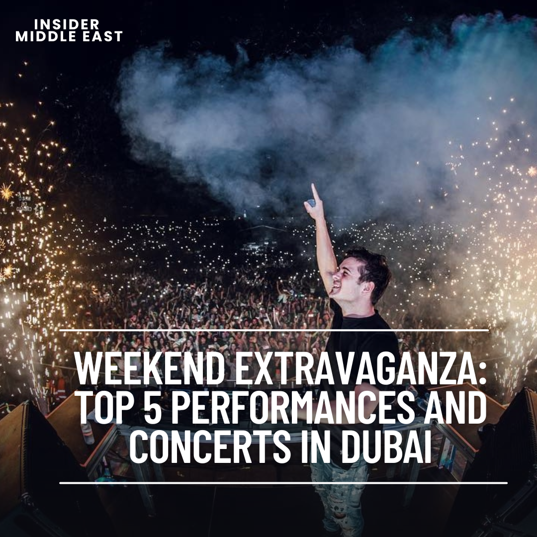 Looking for a great night out with your friends? Look no farther than Dubai, where there are various large-scale events going on.